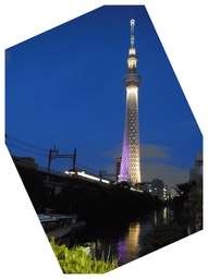 夜の東京スカイツリー 「雅」 at 2012/07/23 19:23